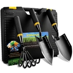 Gardening Tool Set Heavy Duty Trowel Transplanting Shovel Cultivators Kemaier. Fixed Price $51.94.