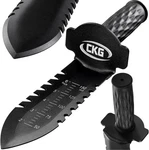 Ckg Metal Detecting Shovel For Digging Heavy Duty Double Serrated Edge. Fixed Price $53.29.