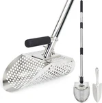 Sand Scoop For Metal Detecting, Stainless Steel Detector With Long. Fixed Price $54.89.