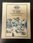 Operators Manual For Whites Treasuremaster Pi 2000 Metal Detector. Fixed Price $5.00.