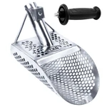 Ckg Sand Scoop Metal Detecting Shovel Beach Water Detector Sifting Tool Handle. Fixed Price $89.25.