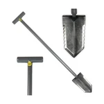 Lesche T- Handle 36" Heavy Duty Metal Detector Shovel Double Serrated Blade. Fixed Price $131.26.