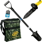 Ckg Carbon Metal Detecting Set Spade Shovel, Digging Tool, Pouch Bag. Fixed Price $99.99.