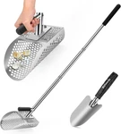 Long Handle Sand Scoop With Shovel For Metal Detecting Heavy Duty Stainless Ste. Fixed Price $48.26.