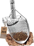 Ckg Sand Scoop For Metal Detecting Sifter Beach Stainles Steel 304, 9X6. Fixed Price $89.99.