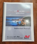 Minelab Ctx 3030 Instruction Manual. Fixed Price $19.95.