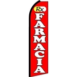 Neoplex Rx-farmacia 1/2 Ft. 11 Windless Swooper Feather Flag. Fixed Price $12.98.