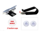 Car Windshield Suction+sun Visor Clip Mount For Beltronics Pro 100 200 Detector. Fixed Price $13.99.