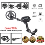 Shovel + Headphone Metal Detector Hunter Deep Sensitive 3 Types Usa. Fixed Price $36.71.