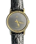 Lize Knife Fork Gold Hands Case Japan Quartz Watch New Battery & Leather Band. Fixed Price $24.00.