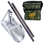 Ckg Sand Metal Detector Carbon Handle Pole Detecting Scoops Shovel, Hex 7. Fixed Price $179.25.