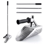 Sand Scoop For Metal Detecting Stainless Steel Beach Shovel With Long Handle. Fixed Price $159.95.