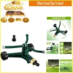 Heavy Duty Metal Rotary Lawn Sprinkler Arm 360 Watering Cover 538 Sq Ft. Fixed Price $44.91.