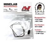 Minelab Ctx 3030 & Gpz 7000 Battery Seal O-rings Screw-on Cap 3011-0288. Fixed Price $25.00.
