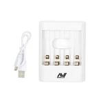 Minelab Nimh Battery Charger For 4 Aa Batteries. Fixed Price $41.35.