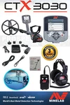 Minelab Ctx 3030 Waterproof Metal Detector + Lithium Ion Battery Headphones. Fixed Price $1999.00.