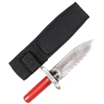 Lesche Digging Tool & Sod Cutter Right Side Serrated Blade With Free Sheath. Fixed Price $53.88.