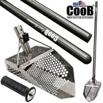 Coob Sand Scoop Metal Detector Detecting Shovel Shark V710 + Carbon Fiber Pole. Fixed Price $199.95.