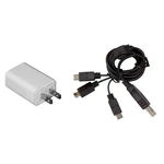 Xp Deus 110V Wall Charger W/ Usb Cable Coil, Headphones, Remote D0891. Fixed Price $46.56.