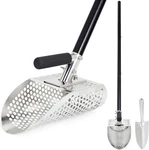Sand Scoop For Metal Detecting, Detector With Long Fiberglass Handle. Fixed Price $67.62.