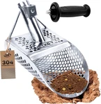 Sand Scoop For Metal Detecting Heavy Duty Sifter Stainless Steel 304,. Fixed Price $93.79.